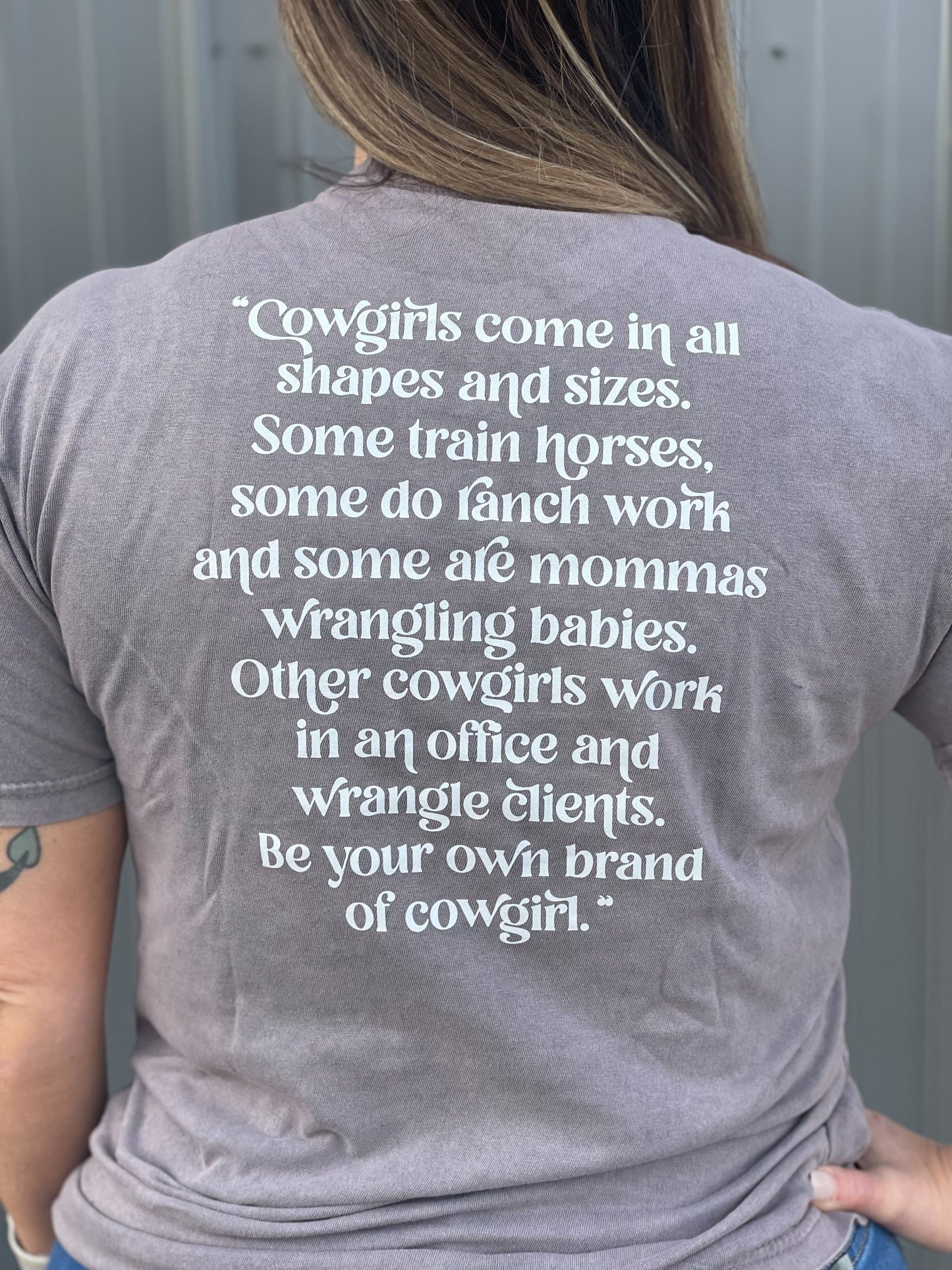Be Your Own Brand of Cowgirl Graphic Tee